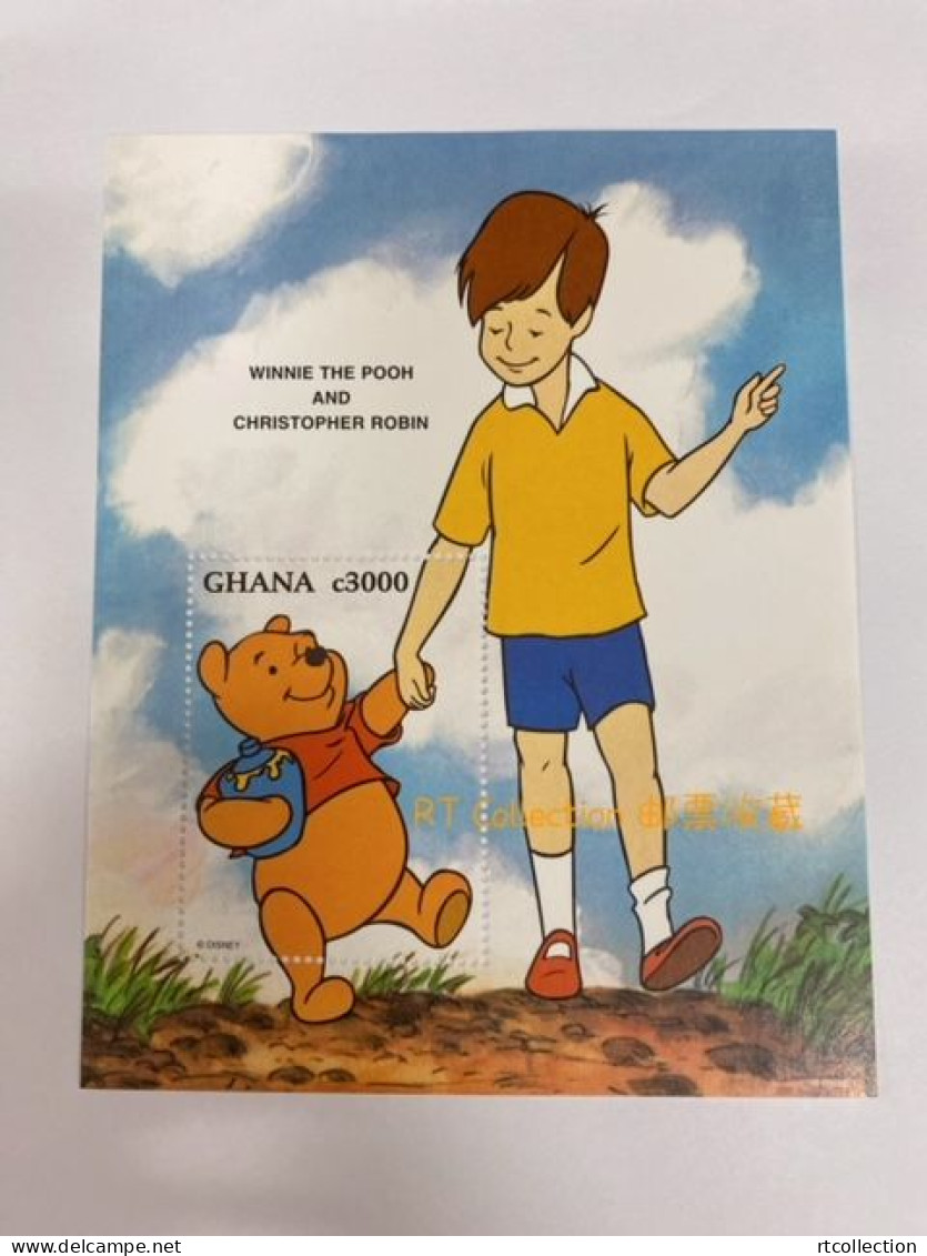 Ghana 1996 S/S National Stamp Exhibition APS STAMPSHOW '96 Orlando USA Disney Friends Winnie The Pooh MNH - Ghana (1957-...)