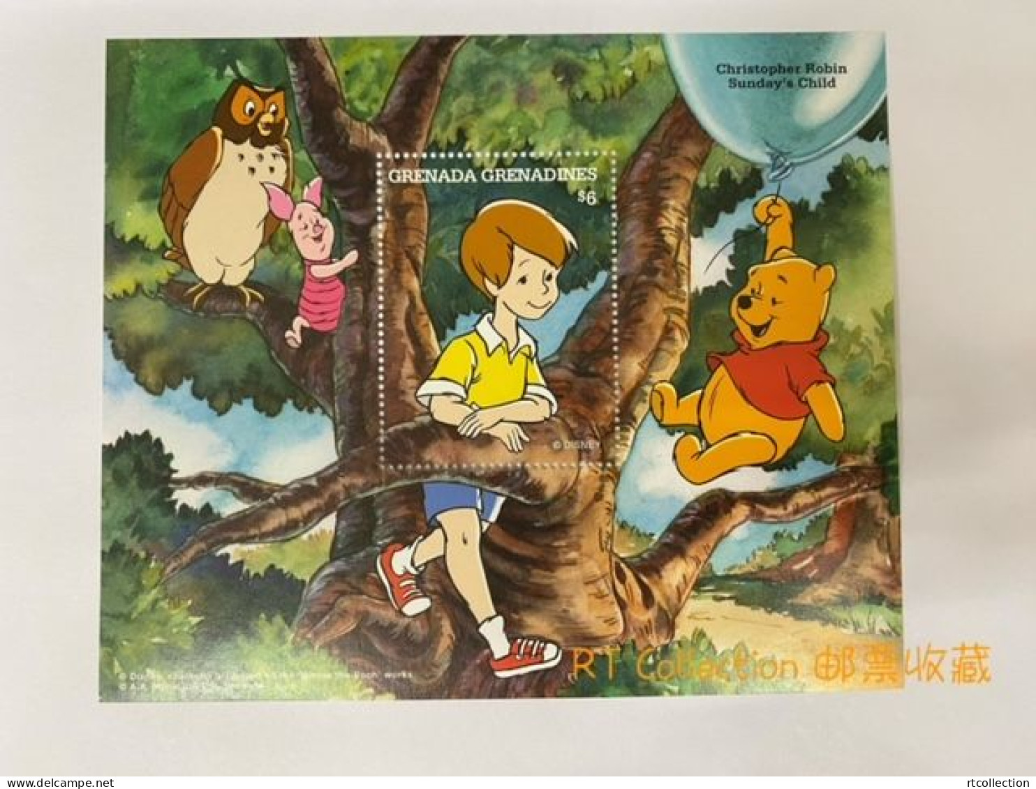 Grenada Grenadines 1997 S/S Monday's Child Poem Disney Cartoon Characters Winnie The Pooh Childhood Stamp MNH - Disney