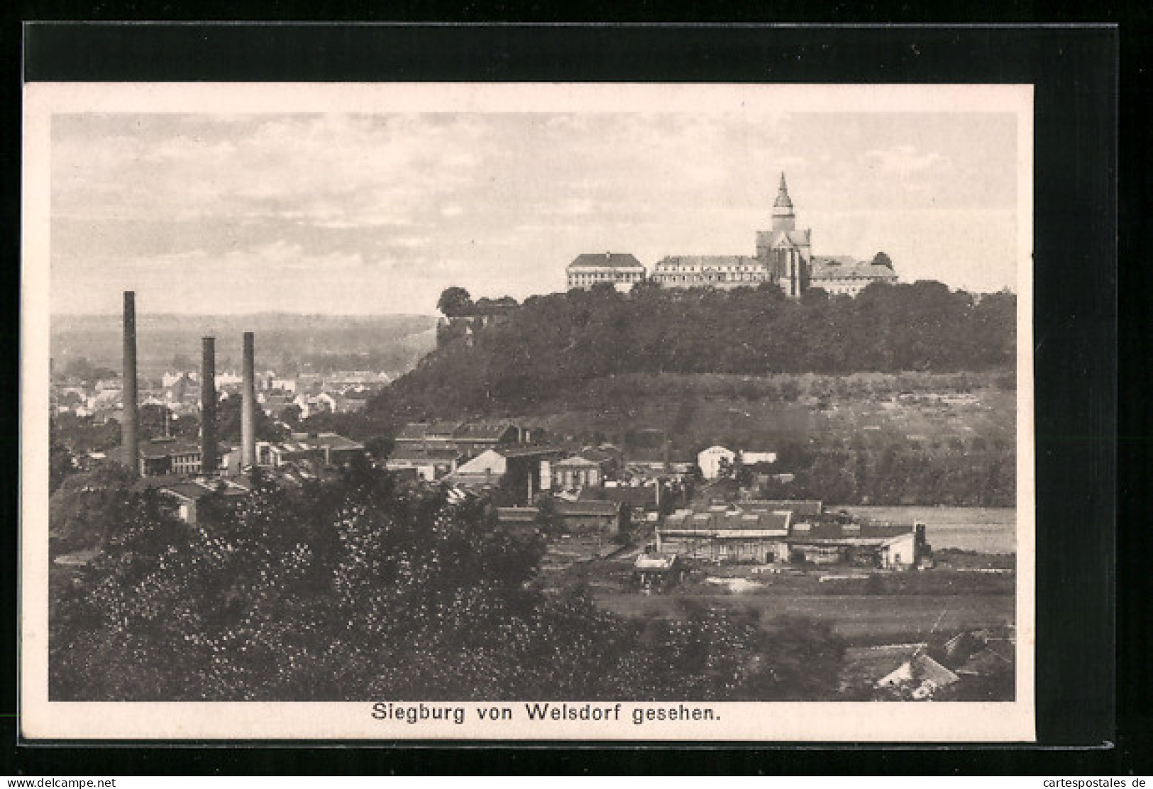 AK Siegburg, Ort Von Wolsdorf Gesehen  - Siegburg