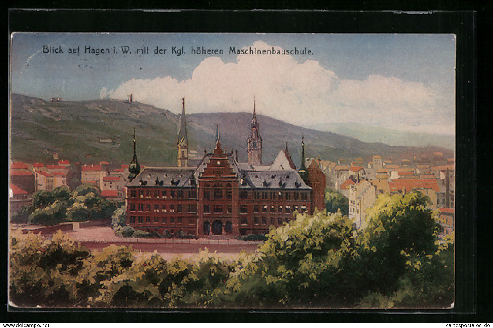 AK Hagen I. W., Kgl. Höhere Maschinenbauschule  - Hagen
