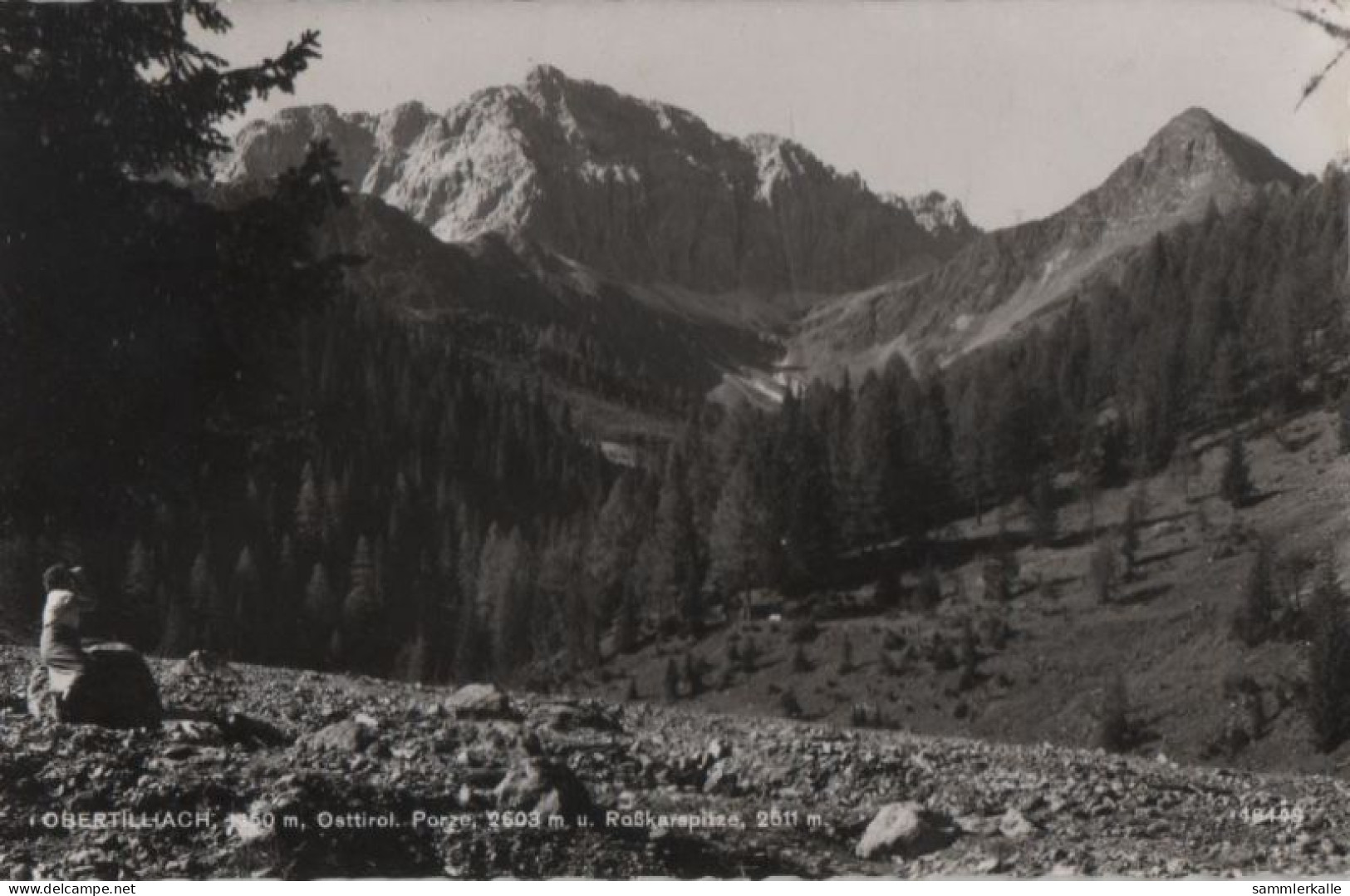 87685 - Österreich - Obertilliach - Mit Porze Und Rosskarspitze - 1963 - Lienz