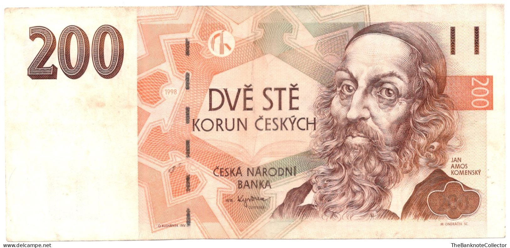 Czech Republic 200 Korun 1997 P-19 VF - Tsjechië