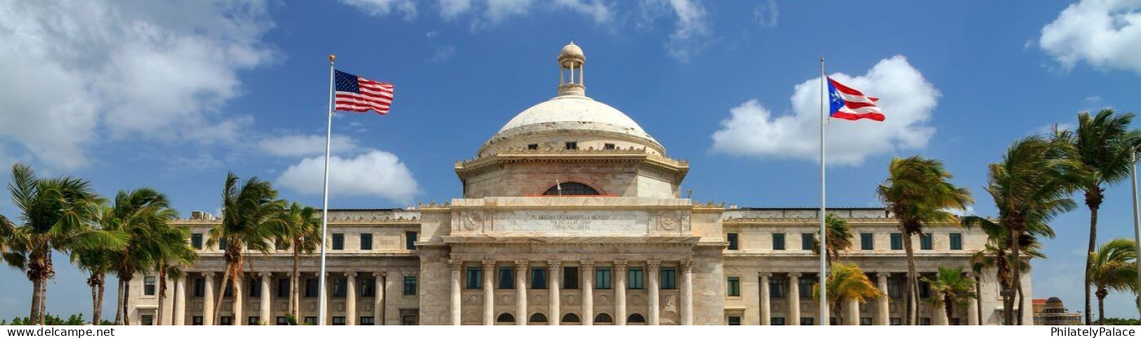 USA 2024 Puerto Ricos Capital Building,Flag,Architecture,House Of Laws,Cover (**) Limited Issue - Briefe U. Dokumente