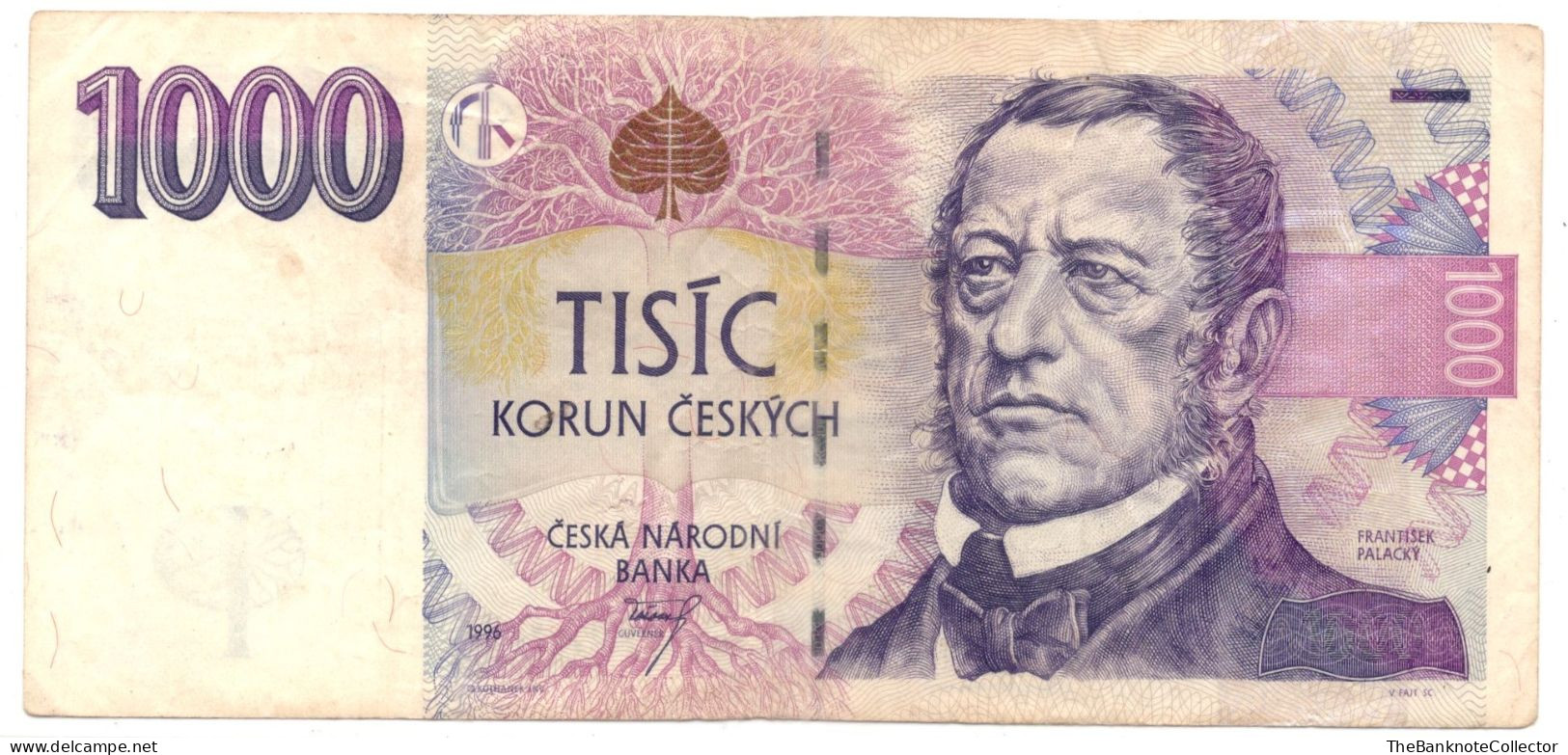 Czech Republic 1000 Korun 1996 P-15 VF - Tsjechië