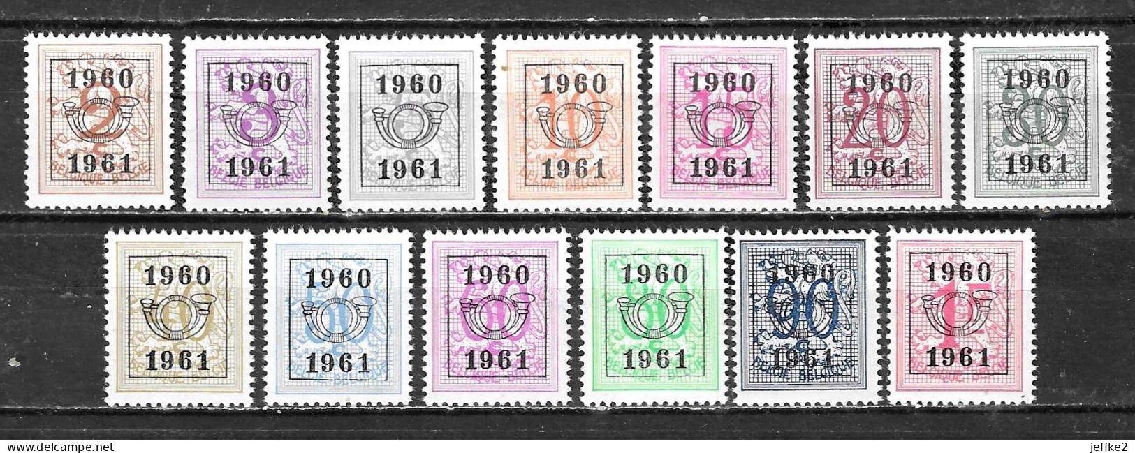 PRE699/711**  Chiffre Sur Lion - Année 1960 - Série Complète - MNH** - LOOK!!!! - Typos 1951-80 (Ziffer Auf Löwe)