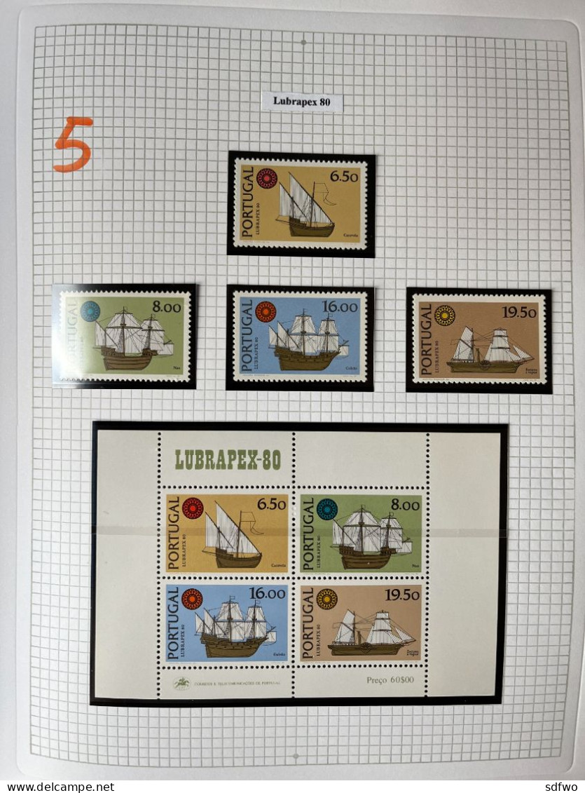 (CUP) Portugal Nice Stamps 5 - MNH - Ungebraucht