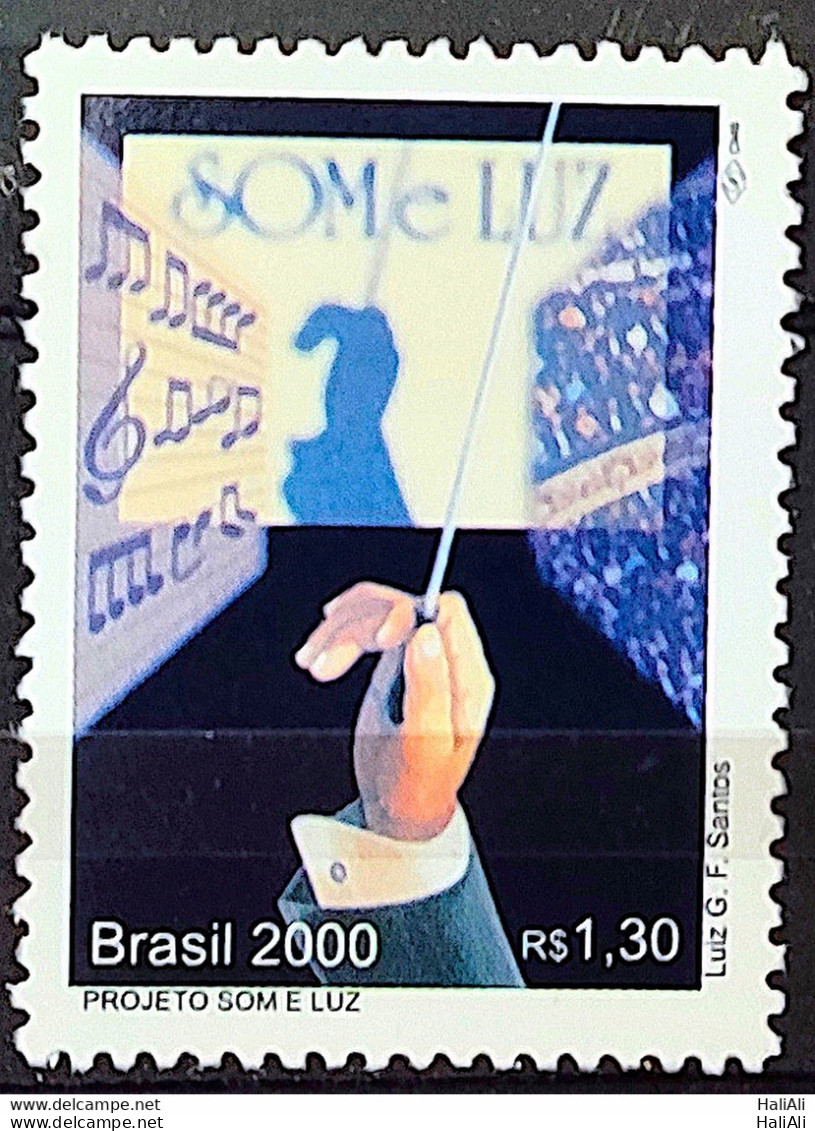 C 2353 Brazil Stamp Project Sound E Music 2000 - Unused Stamps