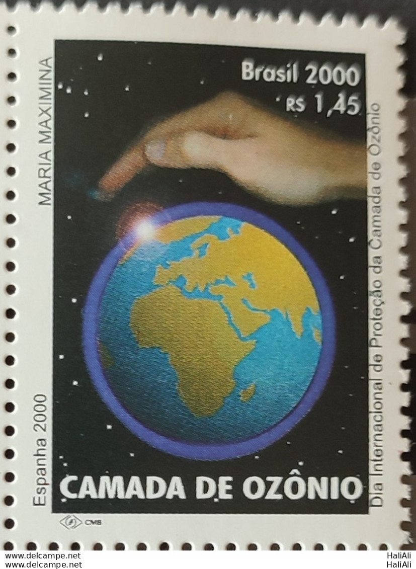 C 2300 Brazil Stamp Ozone Layer Map 2000 - Ungebraucht