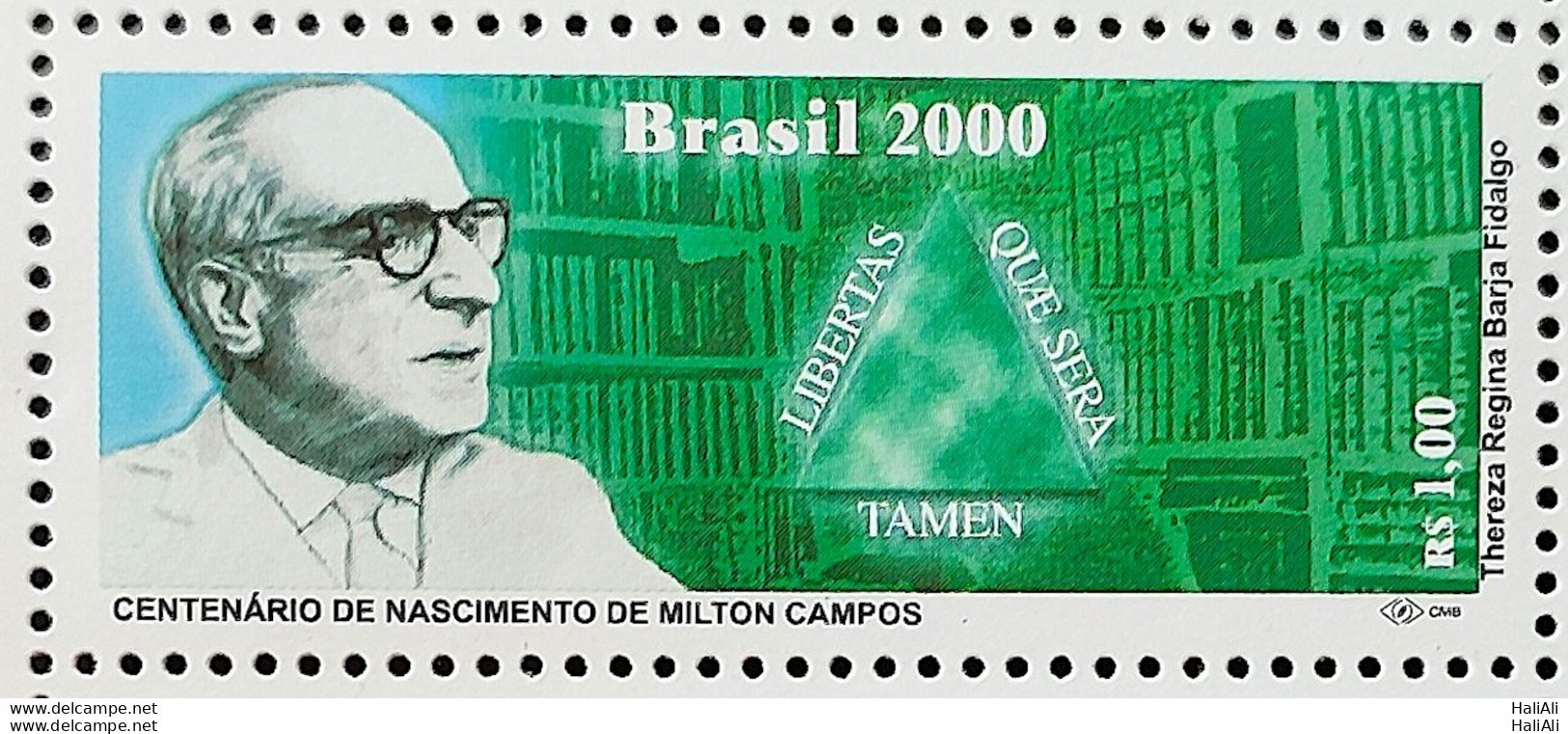 C 2299 Brazil Stamp Milton Campos Political 2000 - Ungebraucht