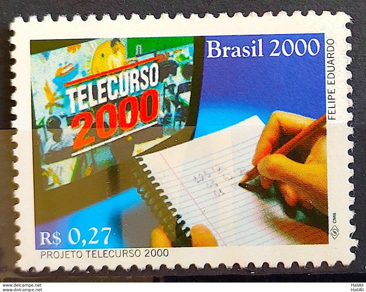 C 2298 Brazil Stamp Telecurso 2000 Education Distance Learning 2000 - Nuevos