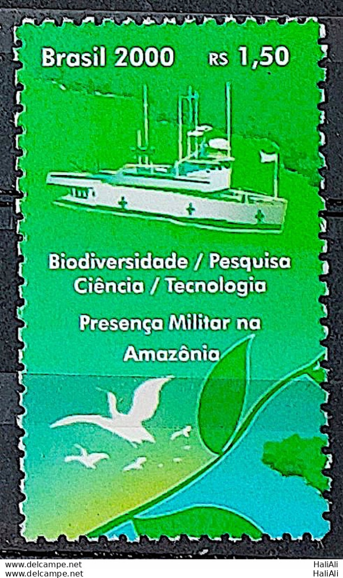 C 2291 Brazil Stamp Military Presence In The Amazon Ship Science Technology Birds 2000 - Nuovi