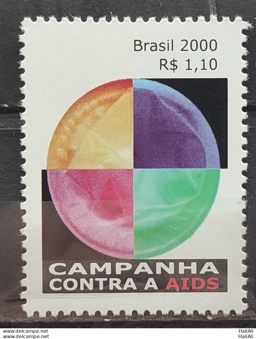 C 2292 Brazil Stamp Campaign Against Aids Health Upaep Series America 2000 - Ungebraucht