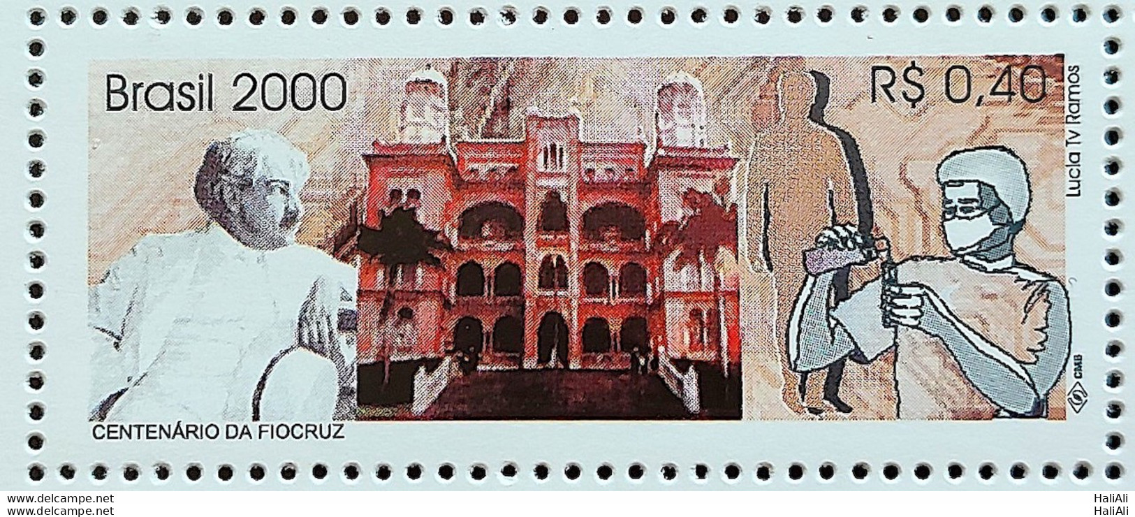 C 2280 Brazil Stamp Oswaldo Cruz Fiocruz Health Science 2000 - Nuovi