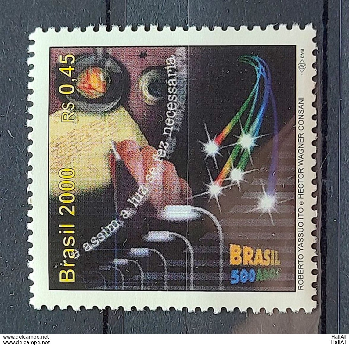 C 2270 Brazil Stamp 500 Years Discovery Of Brazil 2000 Electric Energy Light Clm - Neufs