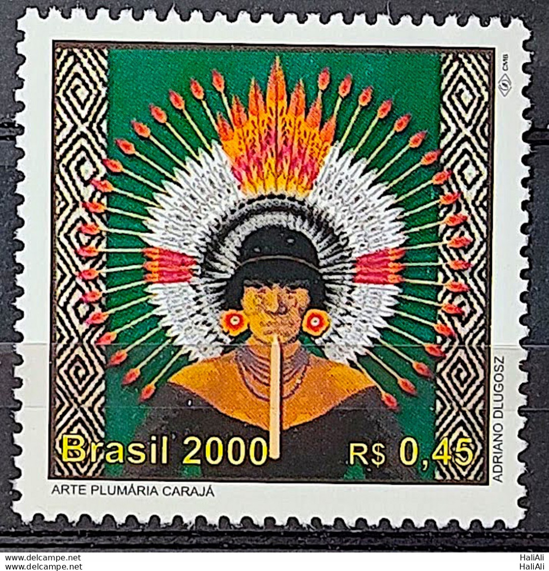 C 2265 Brazil Stamp 500 Years Discovery Of Brazil 2000 Indian Caraja - Unused Stamps