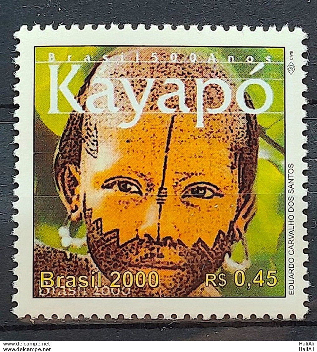 C 2263 Brazil Stamp 500 Years Discovery Of Brazil 2000 Indian Kayapo Clm - Neufs