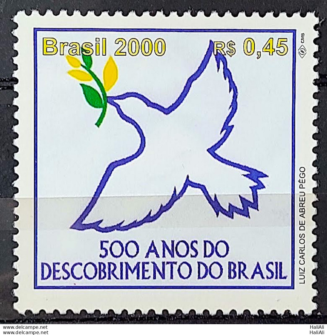 C 2262 Brazil Stamp 500 Years Discovery Of Brazil 2000 Dove - Nuovi