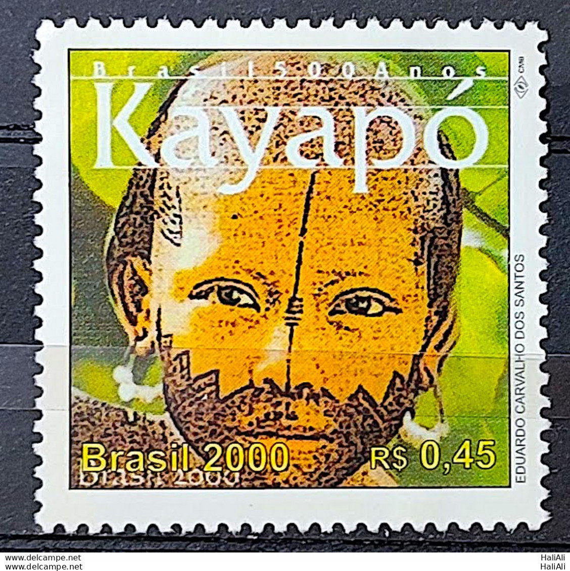 C 2263 Brazil Stamp 500 Years Discovery Of Brazil 2000 Indian Kayapo - Ongebruikt