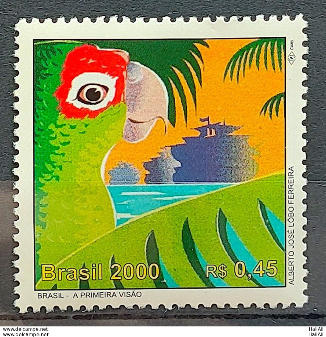 C 2257 Brazil Stamp 500 Years Discovery Of Brazil 2000 Parrot Poultry Ship Clm - Ungebraucht