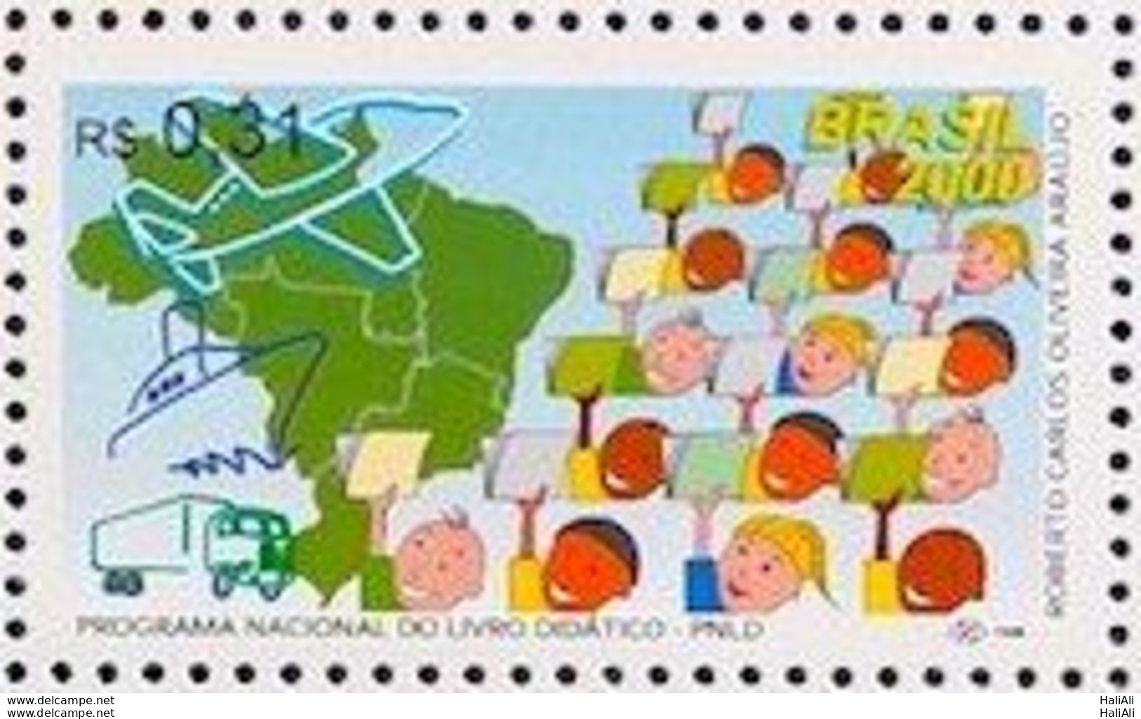 C 2242 Brazil Stamp National Textbook Program 2000 - Ungebraucht