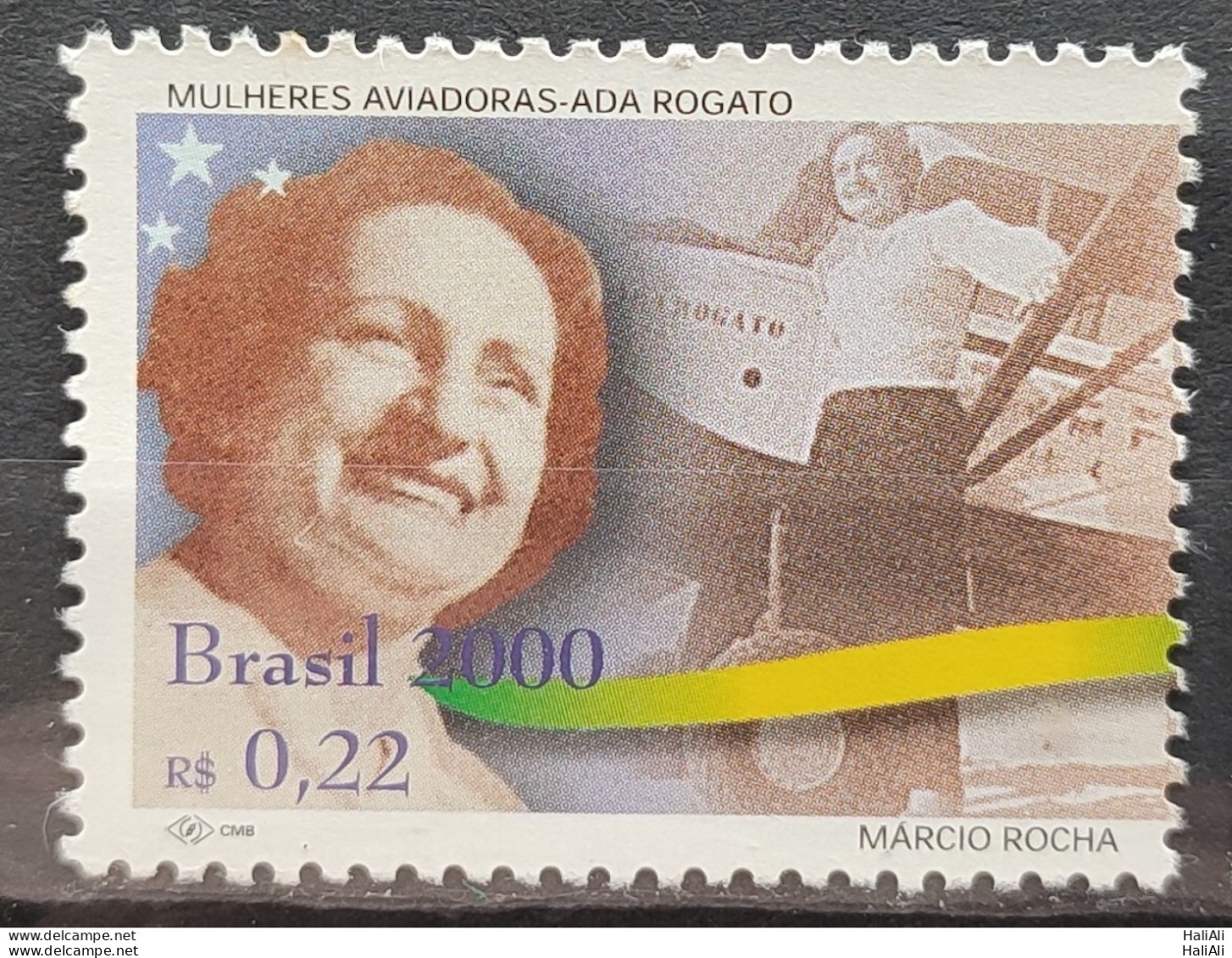 C 2243 Brazil Stamp Airplane Women 2000 Ada Rogato - Neufs