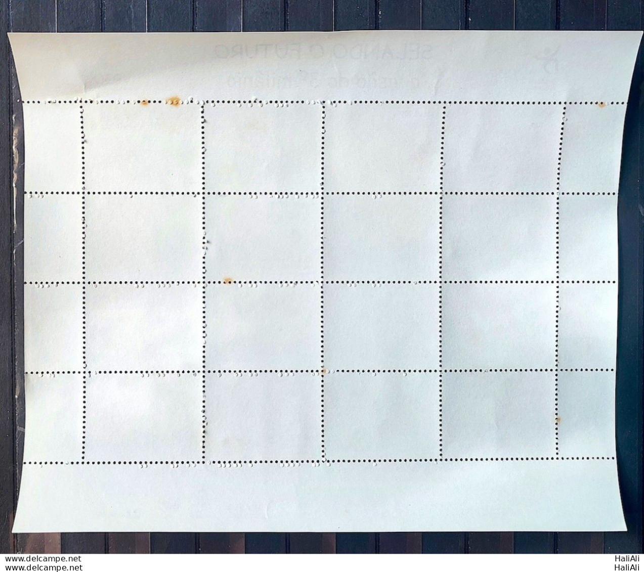 C 2238 Brazil Stamp Sealing The Future Map Star Sun Sol 2000 Sheet With Slight Spot - Unused Stamps