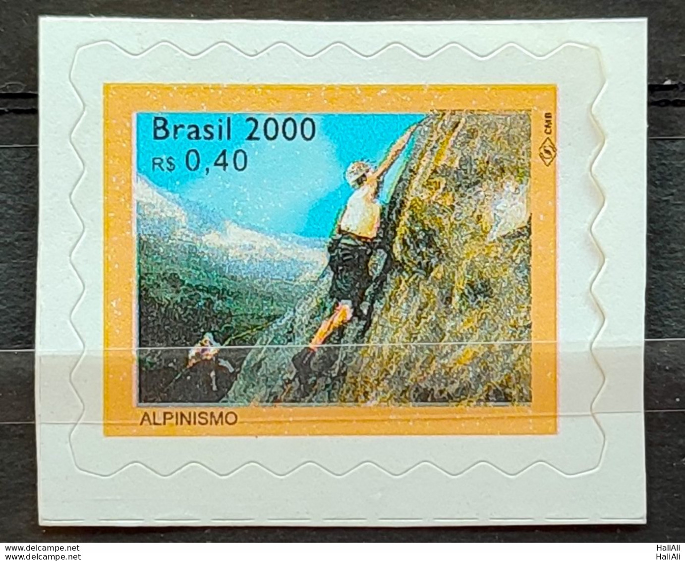 Brazil Regular Stamp RHM 788 Extreme Sports Climbing 2000 - Nuovi