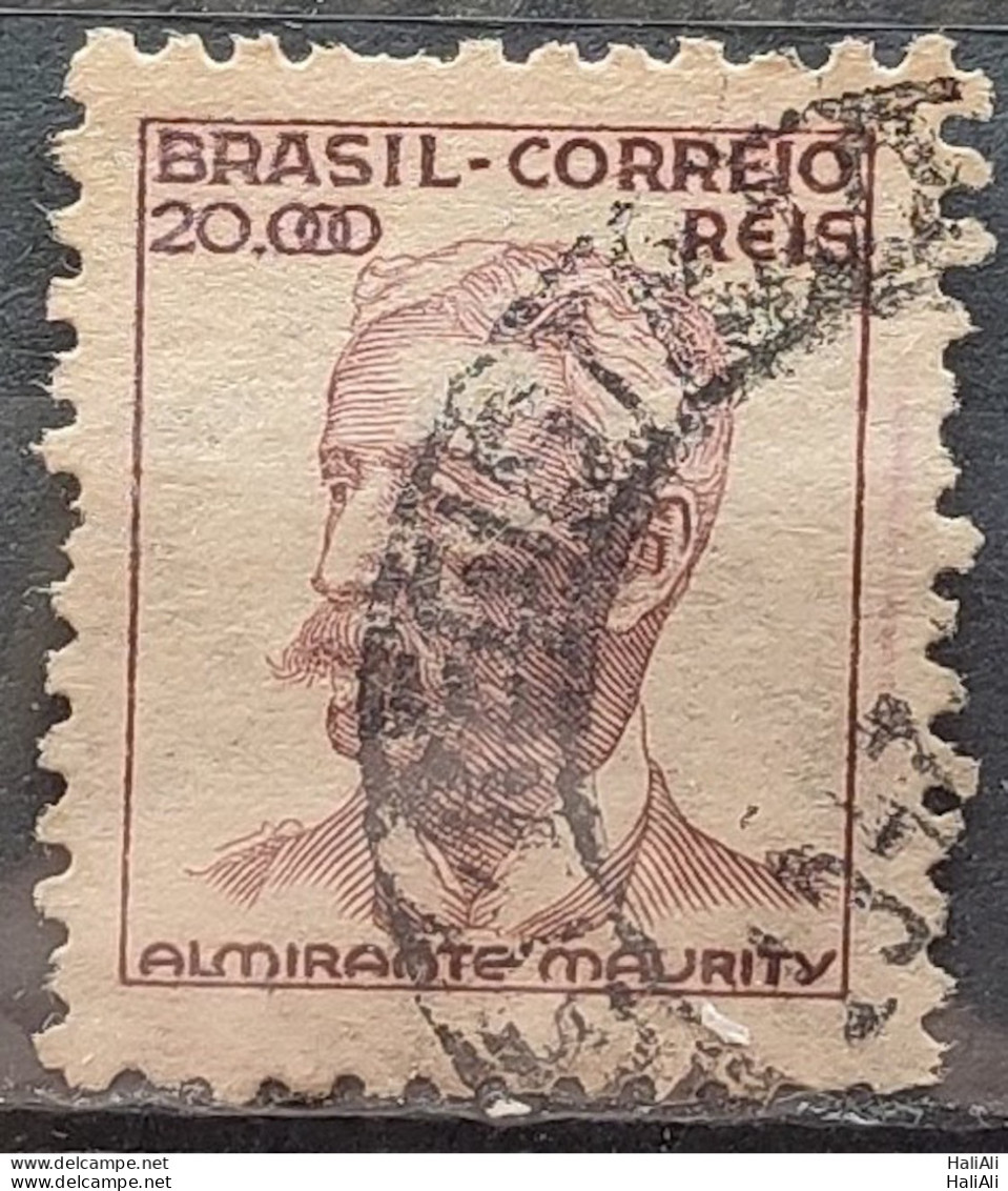 Brazil Regular Stamp Cod RHM 397 Maurity Militar 20000 Reis Filigree O 1942 Circulated 9 - Used Stamps