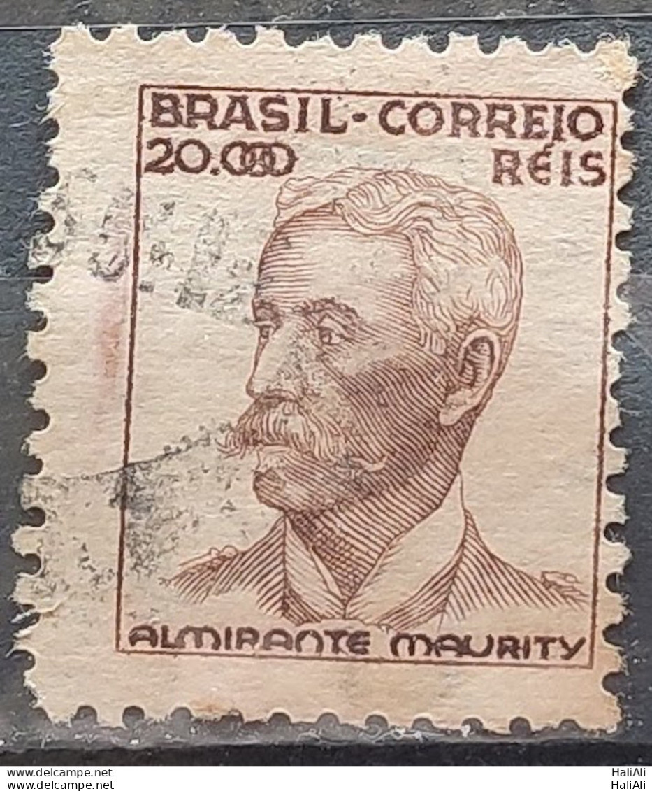 Brazil Regular Stamp Cod RHM 397 Maurity Militar 20000 Reis Filigree O 1942 Circulated 5 - Usati