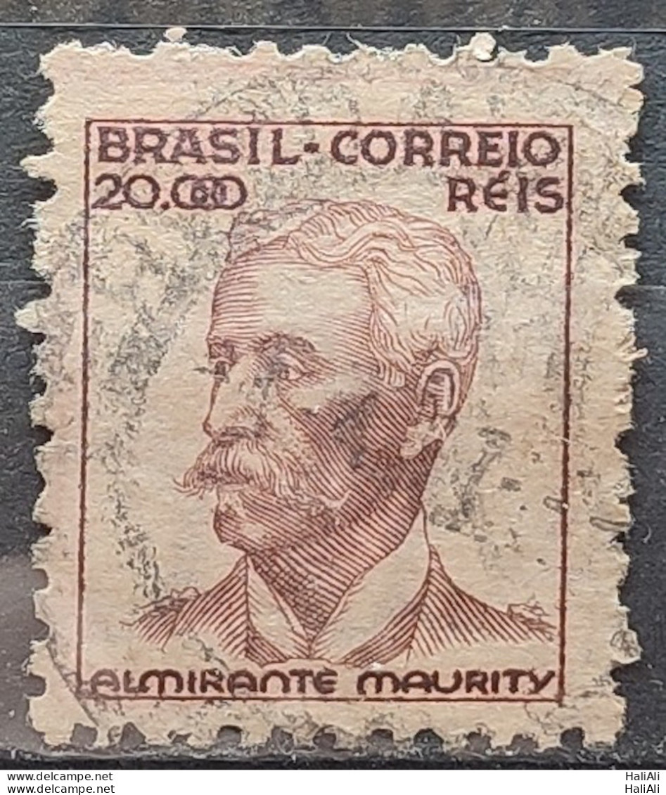 Brazil Regular Stamp Cod RHM 397 Maurity Militar 20000 Reis Filigree O 1942 Circulated 15 - Usati