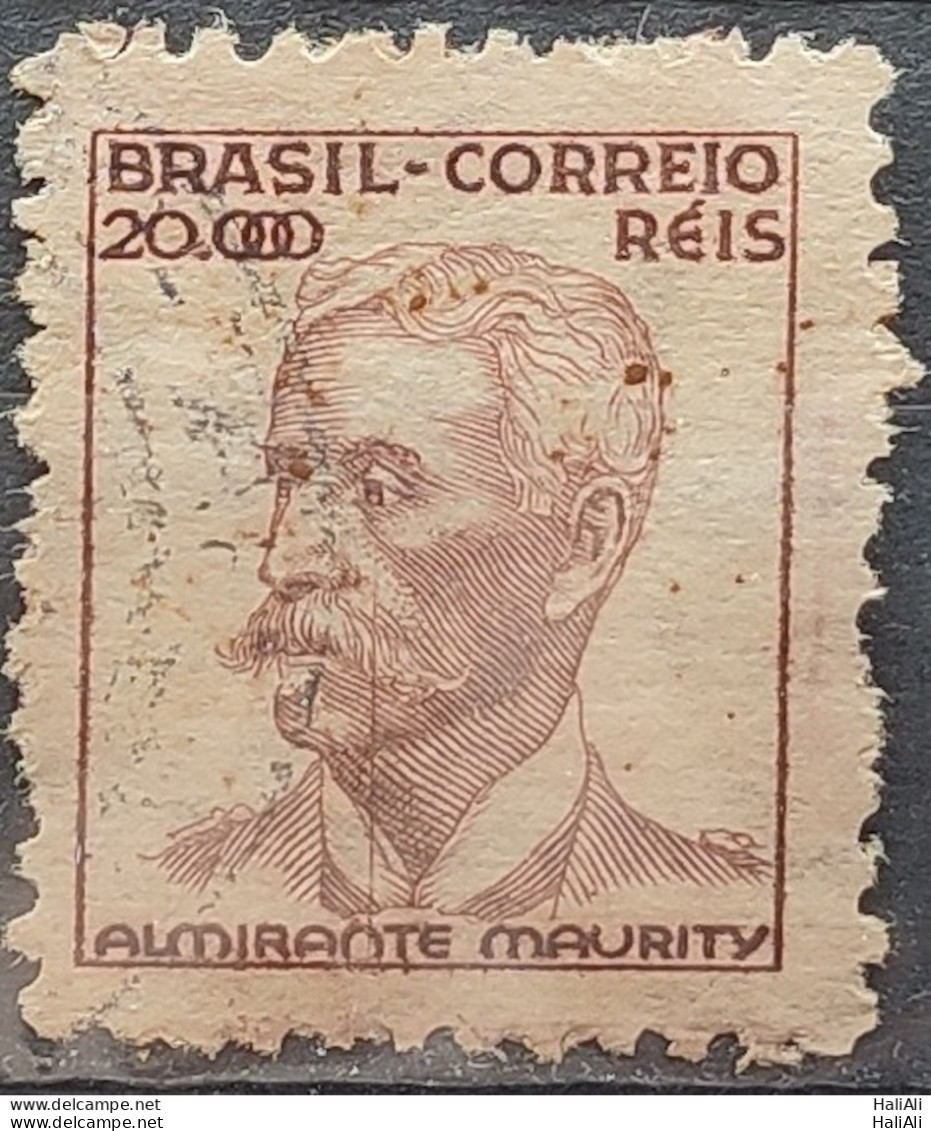 Brazil Regular Stamp Cod RHM 397 Maurity Militar 20000 Reis Filigree O 1942 Circulated 12 - Gebraucht