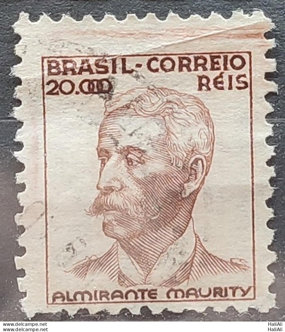 Brazil Regular Stamp Cod RHM 397 Maurity Militar 20000 Reis Filigree O 1942 Circulated 14 - Usati