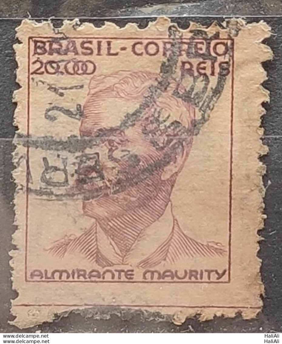 Brazil Regular Stamp Cod RHM 397 Maurity Militar 20000 Reis Filigree O 1942 Circulated 11 - Used Stamps