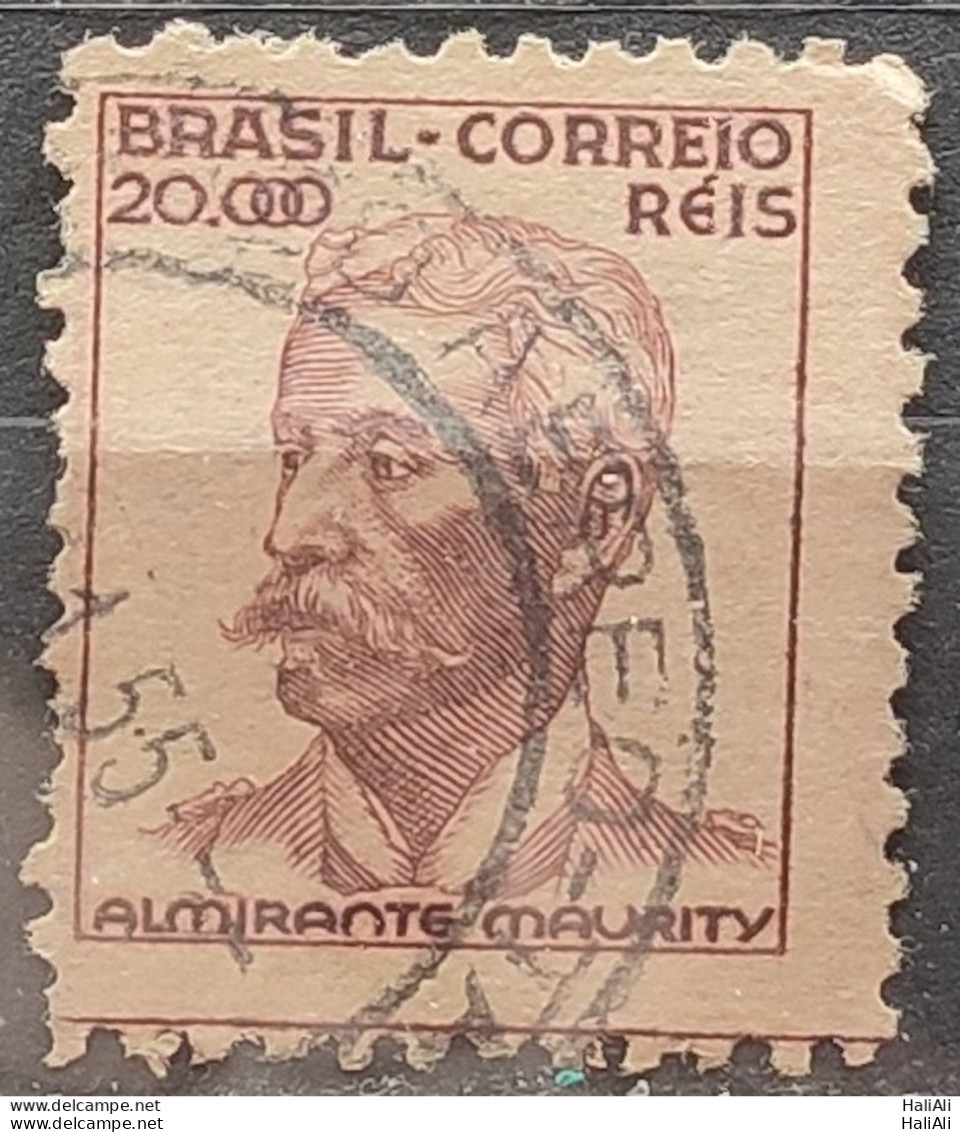 Brazil Regular Stamp Cod RHM 397 Maurity Militar 20000 Reis Filigree O 1942 Circulated 13 - Usati