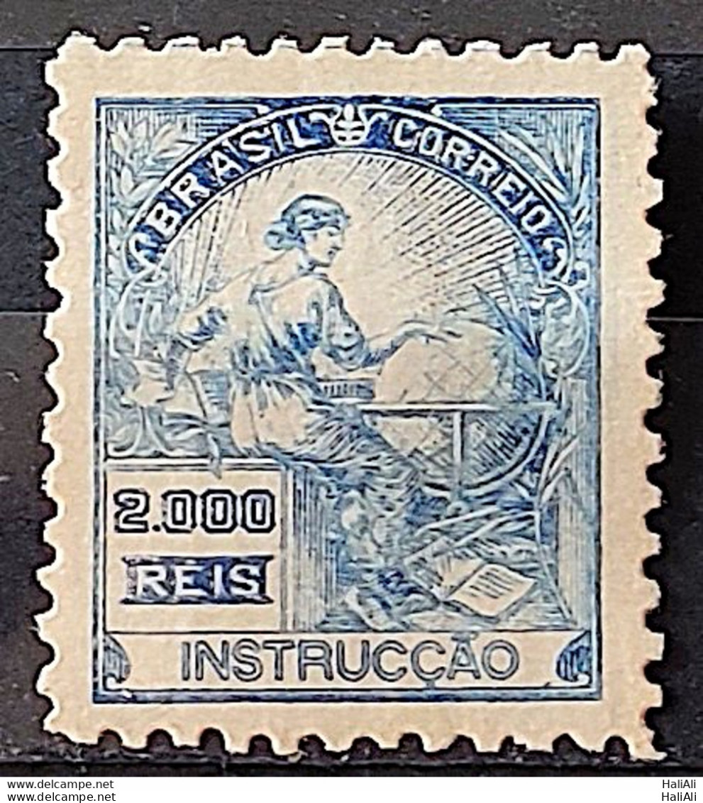 Brazil Regular Stamp Cod RHM 294Es Grandpa Instruction 2000 Reis No Filigreee L Dent 11 12 1934 1 - Unused Stamps