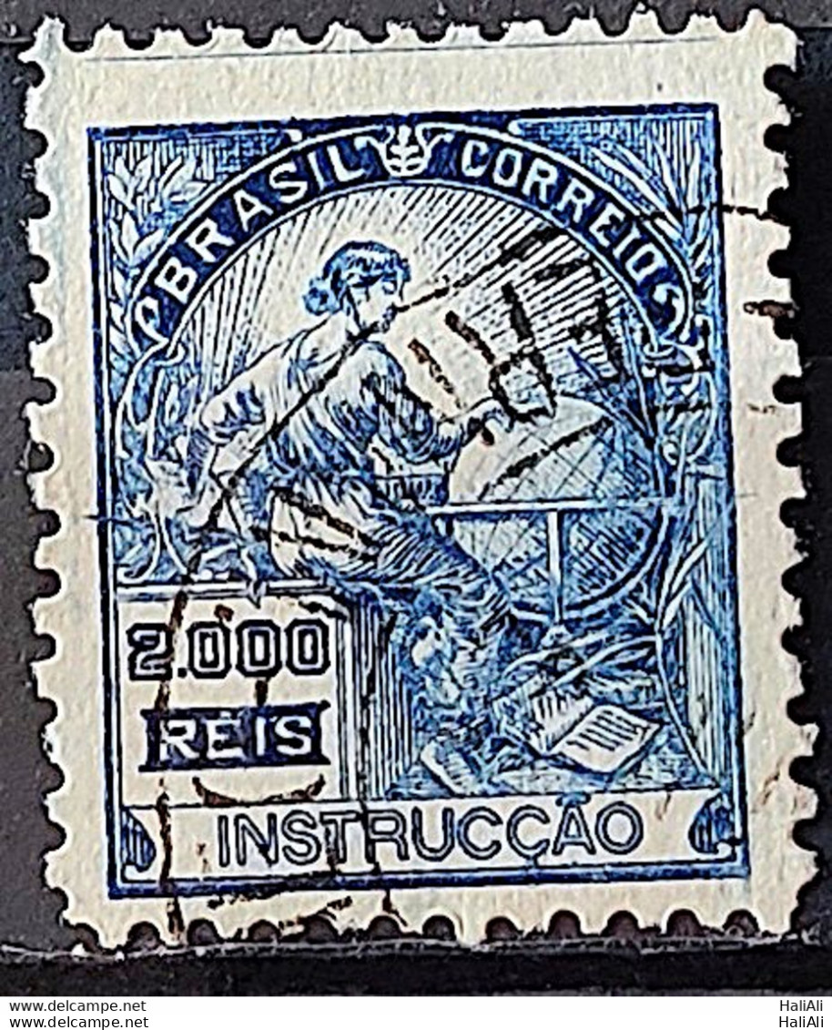 Brazil Regular Stamp Cod RHM 294Es Grandpa Instruction 2000 Reis No Filigree L Dent 11 12 1934 Circulated 7 - Used Stamps