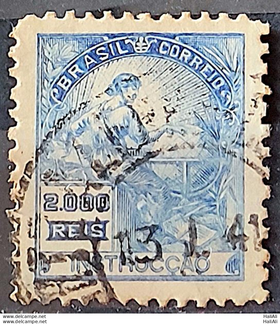 Brazil Regular Stamp Cod RHM 294Es Grandpa Instruction 2000 Reis No Filigree L Dent 11 12 1934 Circulated 23 - Gebraucht