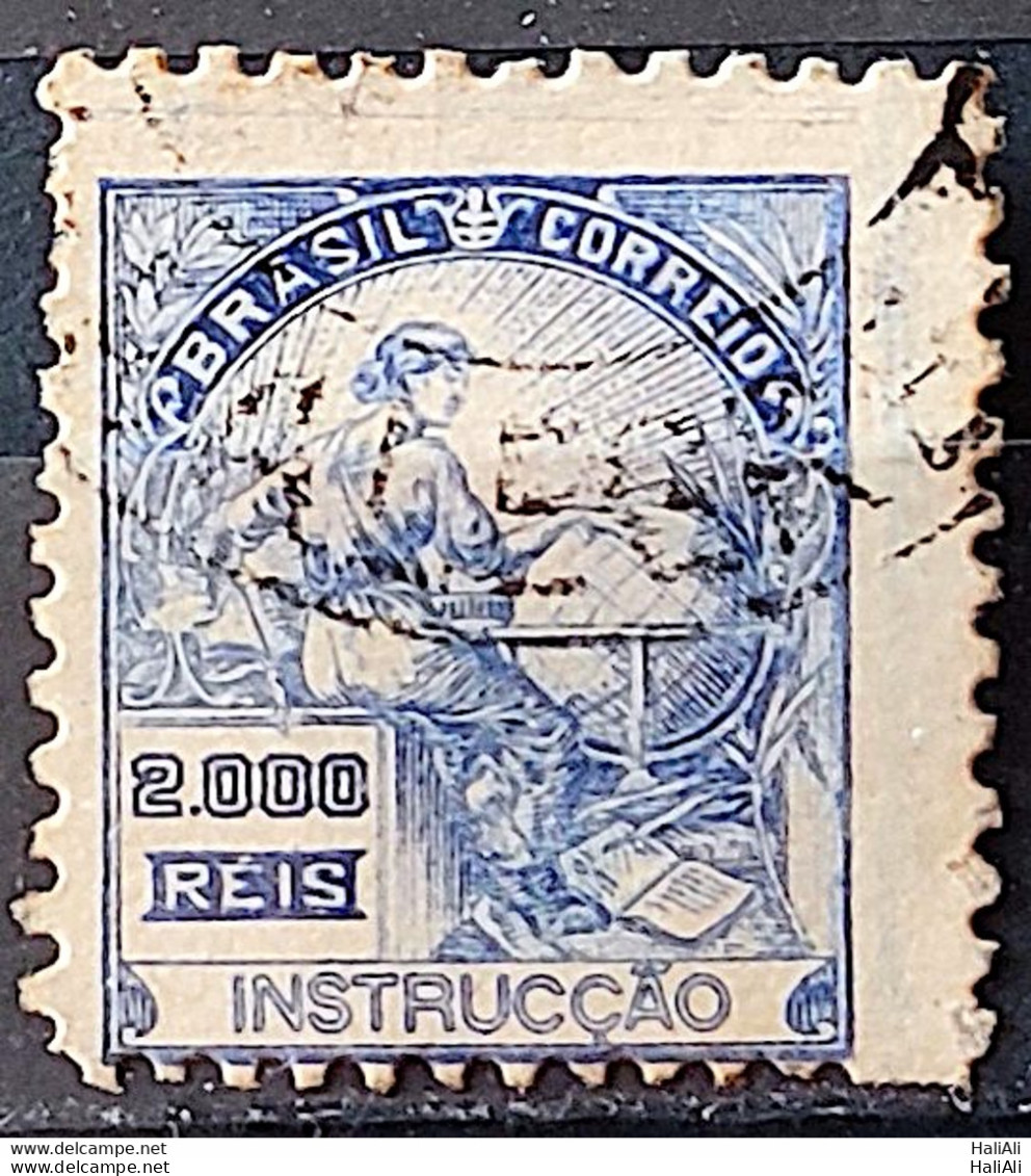 Brazil Regular Stamp Cod RHM 294Es Grandpa Instruction 2000 Reis No Filigree L Dent 11 12 1934 Circulated 21 Displaced P - Gebraucht