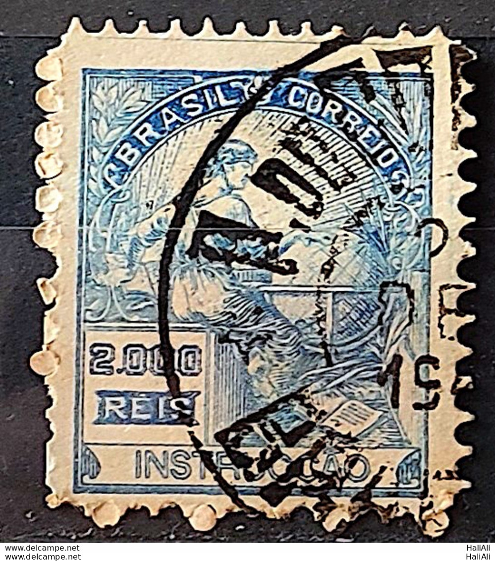 Brazil Regular Stamp Cod RHM 294Es Grandpa Instruction 2000 Reis No Filigree L Dent 11 12 1934 Circulated 18 - Usados