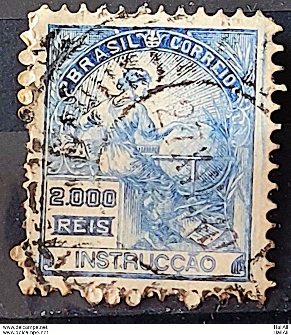 Brazil Regular Stamp Cod RHM 294Es Grandpa Instruction 2000 Reis No Filigree L Dent 11 12 1934 Circulated 15 - Gebraucht