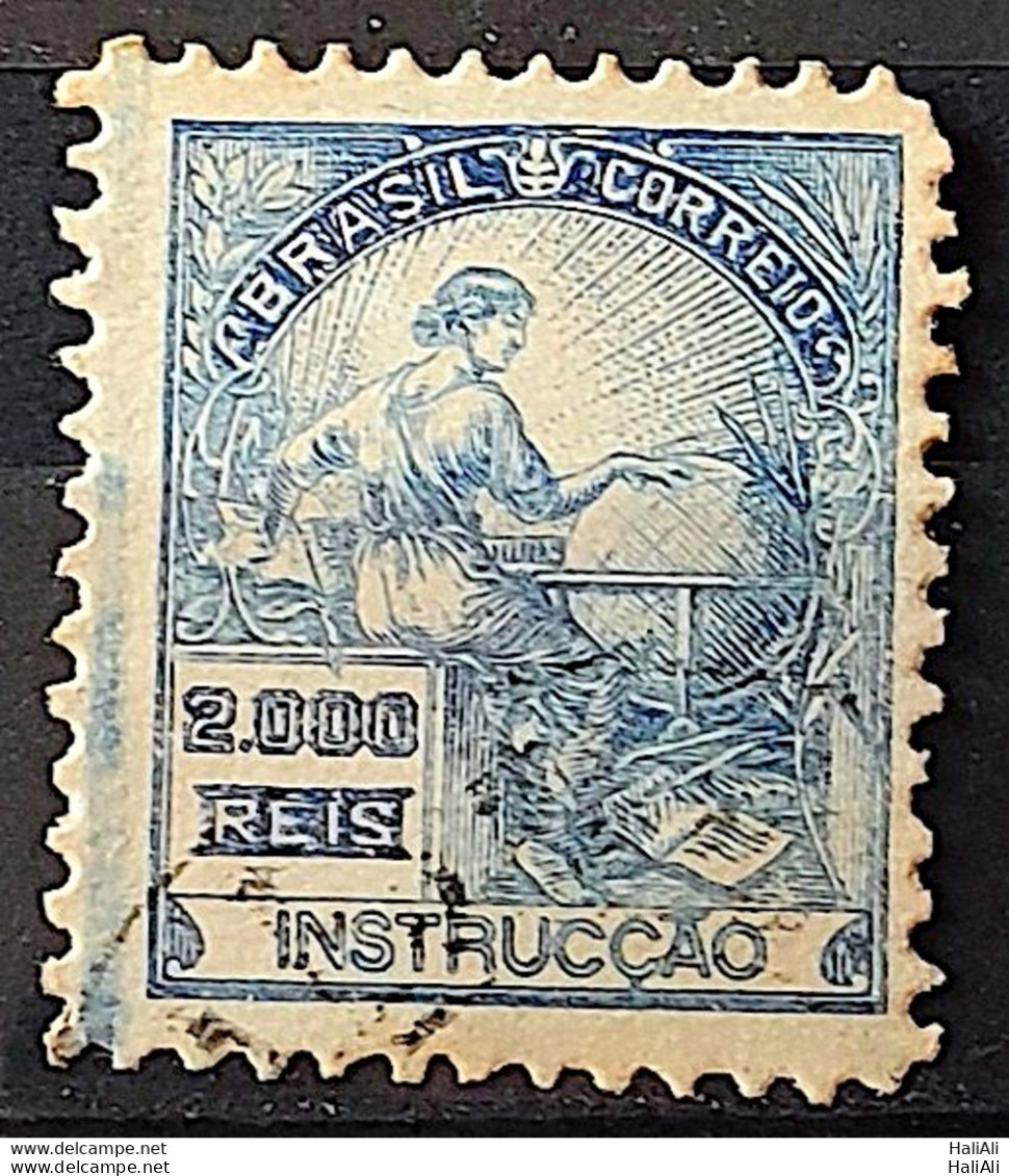 Brazil Regular Stamp Cod RHM 294Es Grandpa Instruction 2000 Reis No Filigree L Dent 11 12 1934 Circulated 11 - Gebruikt