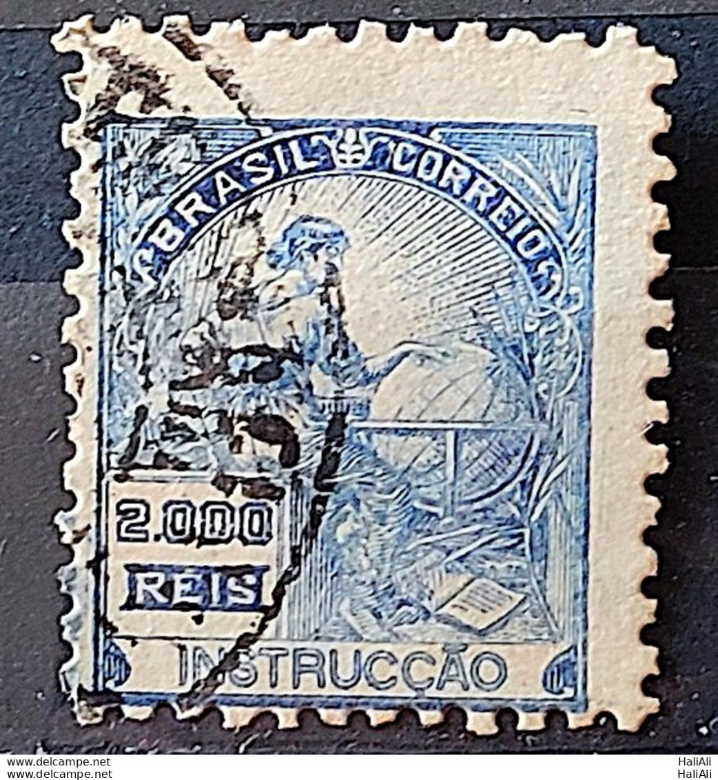 Brazil Regular Stamp Cod RHM 294 Grandpa Instruction 2000 Reis Filigree L 1934 Circulated 22 - Usados