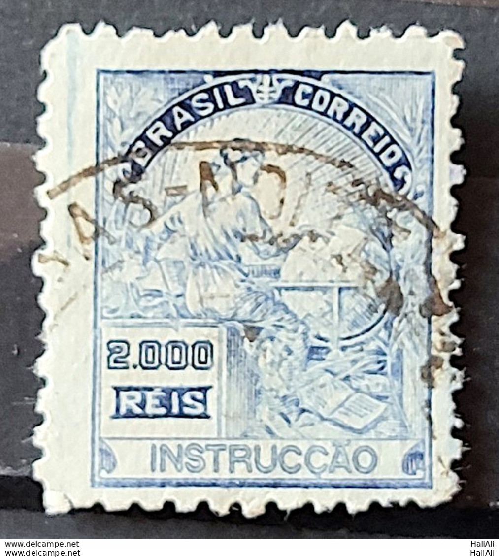 Brazil Regular Stamp Cod RHM 238 Vovo Instruction Education 2000 Reis Filigree F 1924 Circulated 1 - Gebraucht