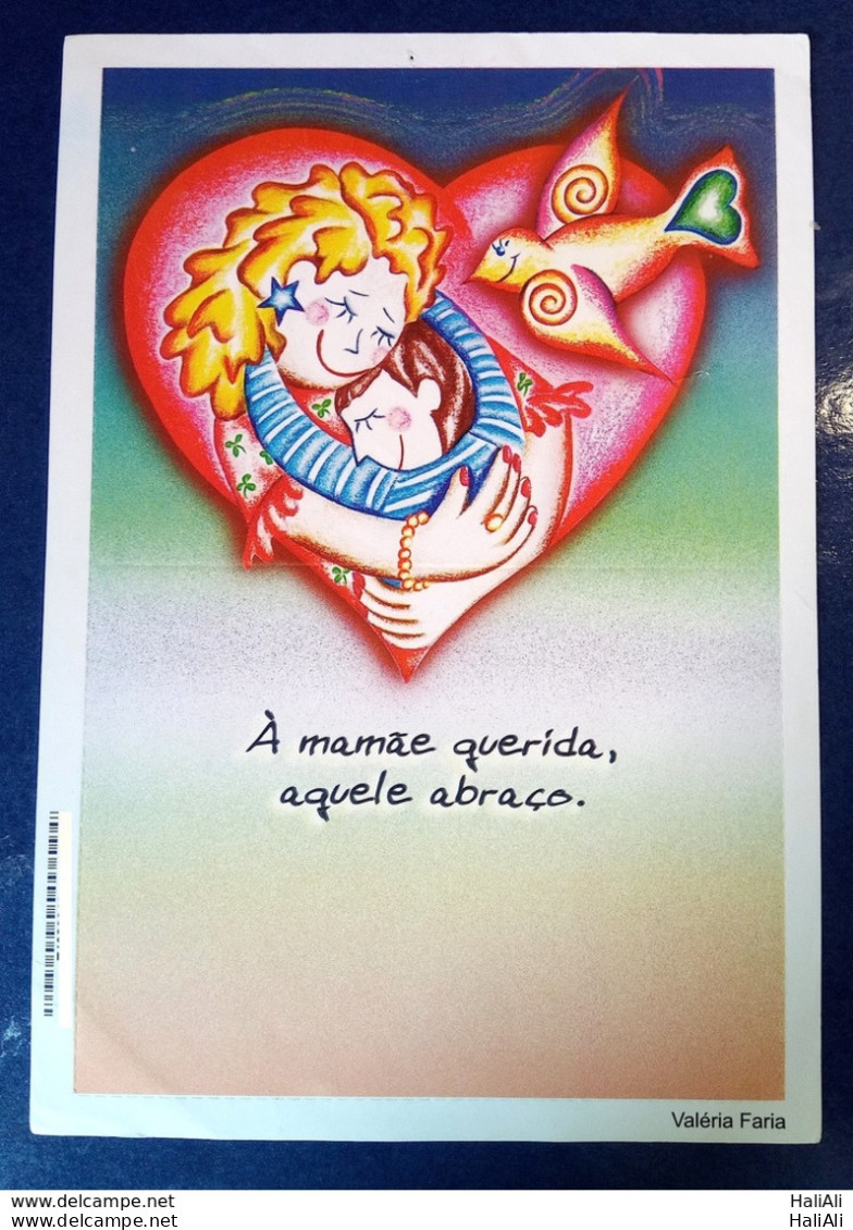 Brazil Aerogram Cod 094 Mother Mom Heart 2000 - Ganzsachen