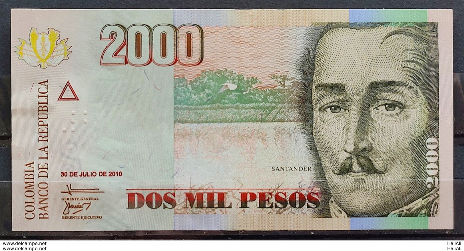 Banknote Colombia 2000 Pesos 1268 UNC - Kolumbien