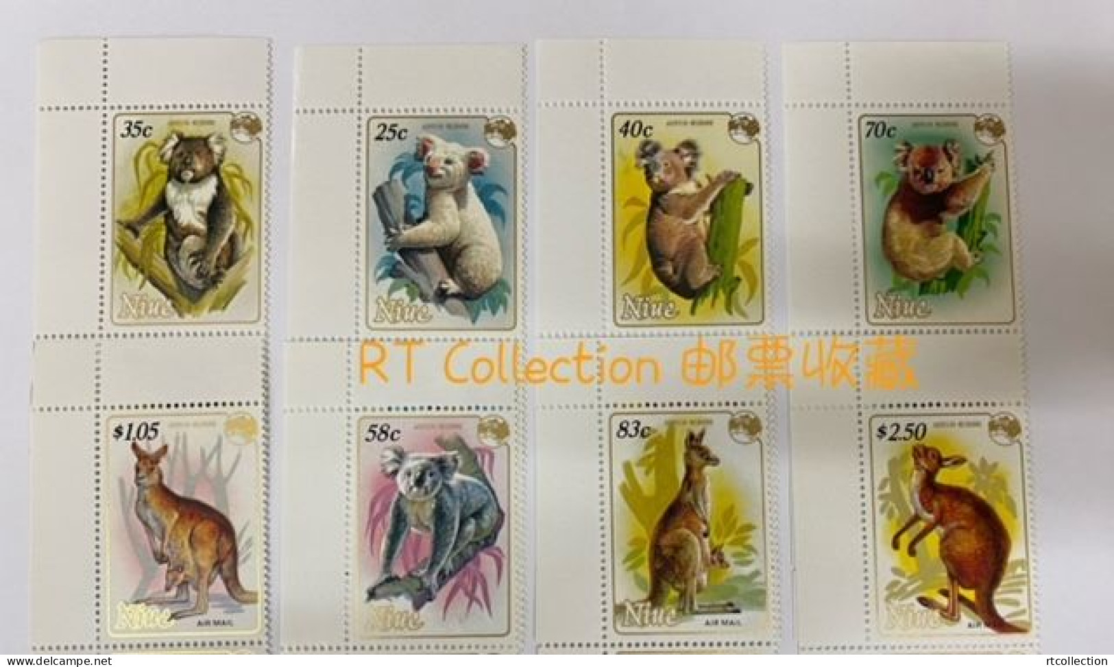 Niue 1984 International Stamp Exhibition AUSIPEX '84 Melbourne Australia Philatelic Animals Kangaroo Koala Mammals MNH - Niue