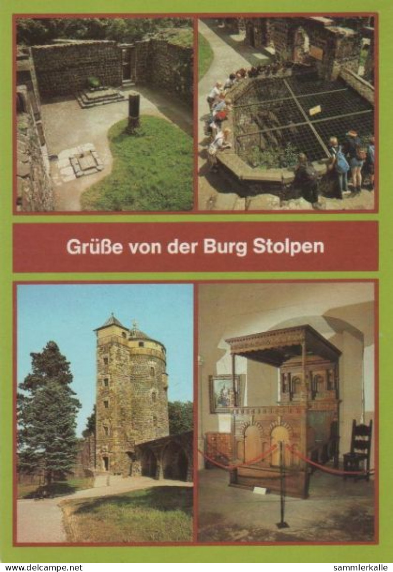 88925 - Stolpen - Burg, U.a. Brunnen - 1987 - Stolpen