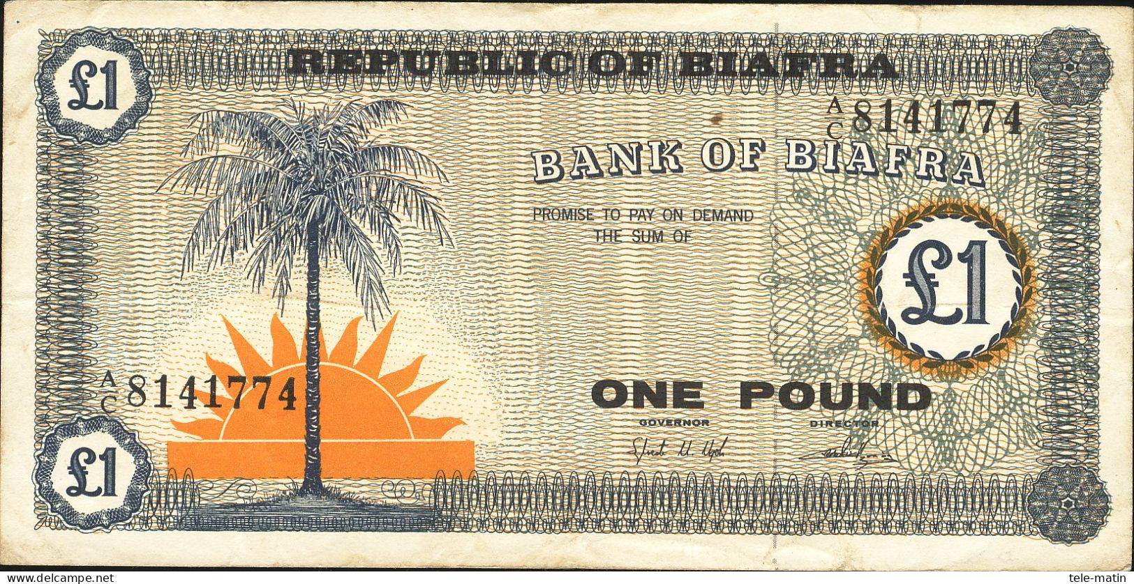 2 Billets Du Biafra Et 1 Billet Du Mozambique De 1919 - Altri – Africa