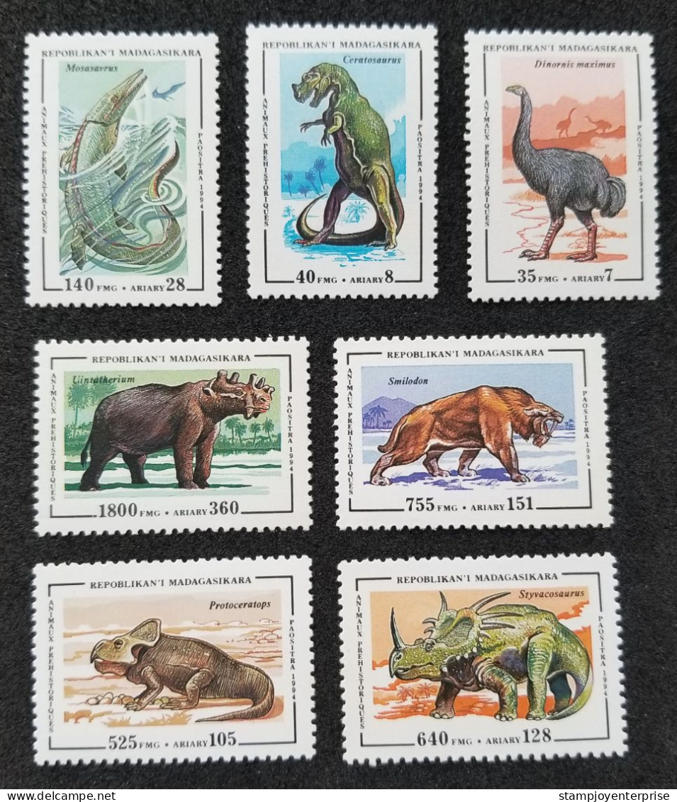 Madagascar Prehistoric Animals 1994 Dinosaurs Dinosaur (stamp) MNH - Madagaskar (1960-...)