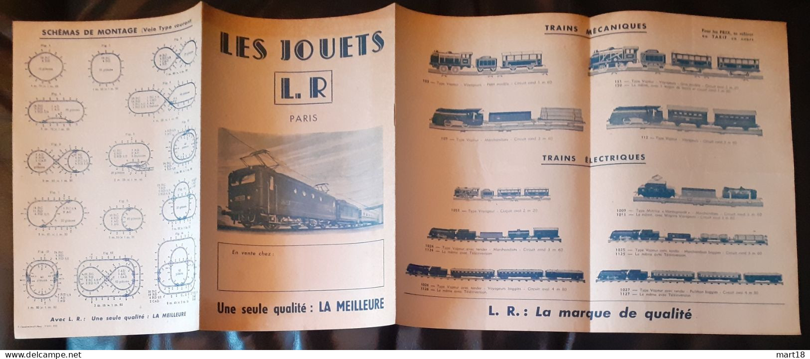 Pub Jouet - L.R. - Trains, Wagons - Années 1950 - - Jouets Anciens